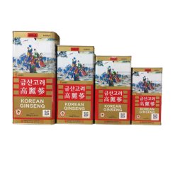 Hồng Sâm củ khô WOOSHIN Hàn Quốc hộp 75g loại 3 củ (WOOSHIN Korean Ginseng)