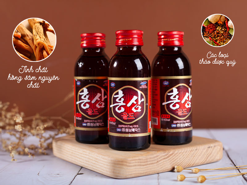 nước hồng sâm chai 100ml hàn quốc