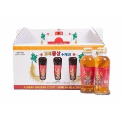 Nước Sâm có củ KGS Hàn Quốc hộp 10 chai * 120ml (Korean Red Ginseng Liquid)