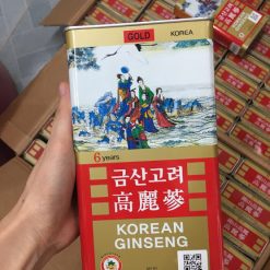Hồng Sâm củ khô WOOSHIN Hàn Quốc hộp 150g loại 13củ (WOOSHIN Korean Ginseng)