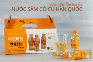 nước hồng sâm củ Hàn Quốc