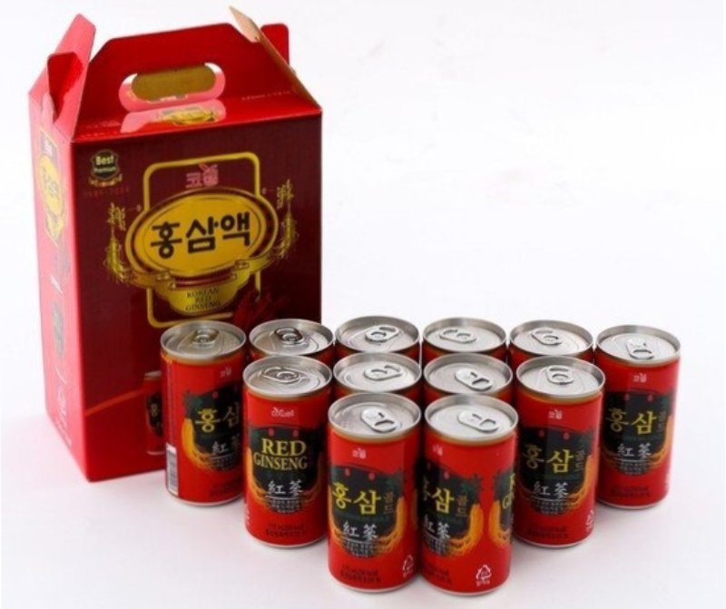 Nước uống hồng sâm lon