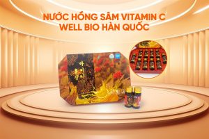 Nước hồng sâm vitamin C