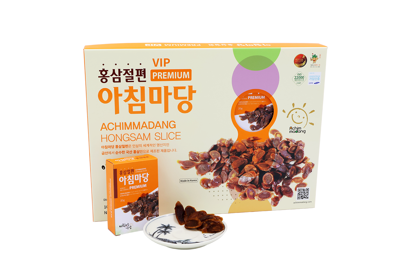 Hồng Sâm Thái Lát Tẩm VIP Achimmadang Hàn Quốc Hộp 200g