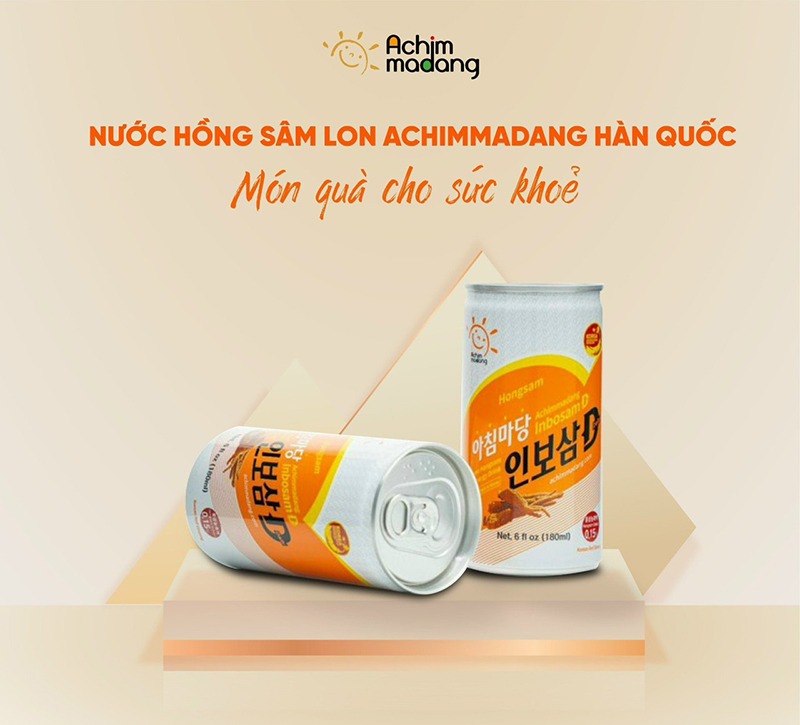 công dụng của nước hồng sâm lon INBOSAMD