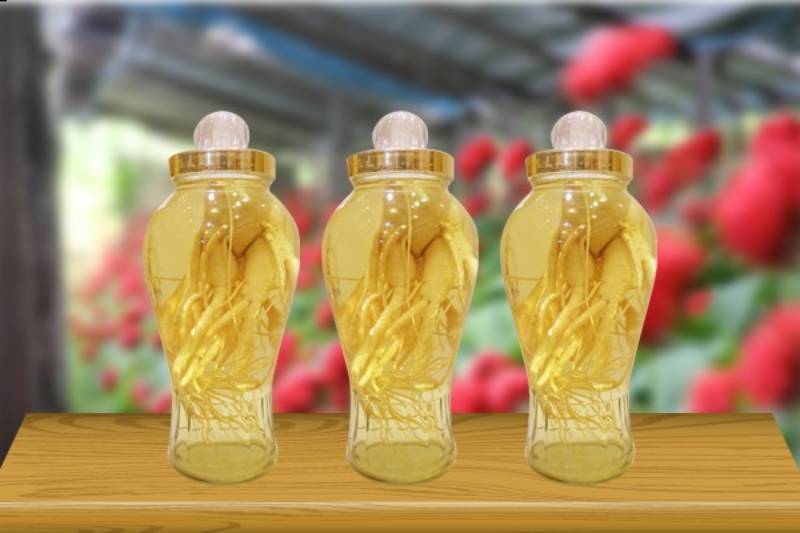 ngâm rượu nhân sâm Hàn Quốc