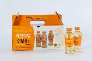 Nước Hồng Sâm Có Củ 120ml x 10 Chai - Achimmadang Hàn Quốc
