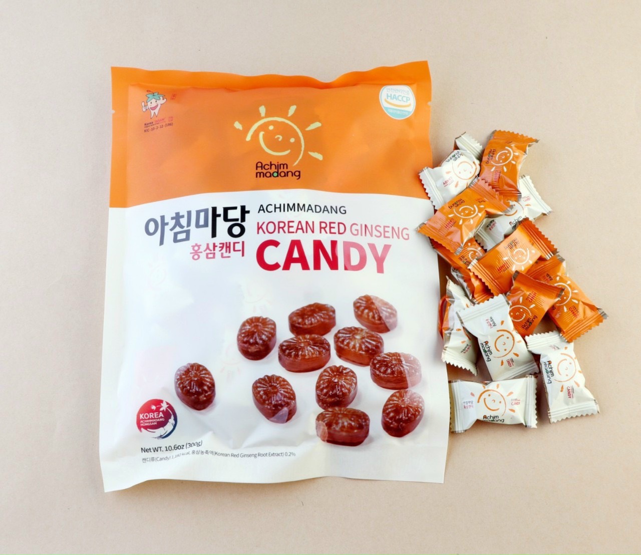kẹo hồng sâm achimmadang hàn quốc