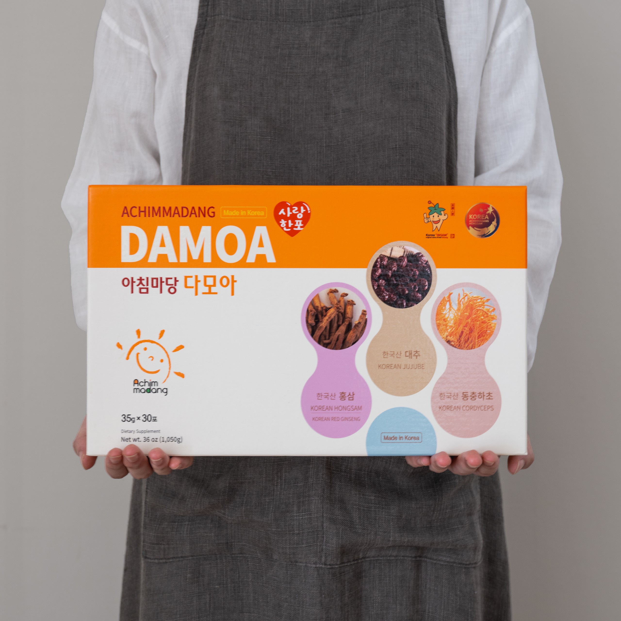 Nước Hồng Sâm Đông Trùng Táo Đỏ Achimmadang Damoa
