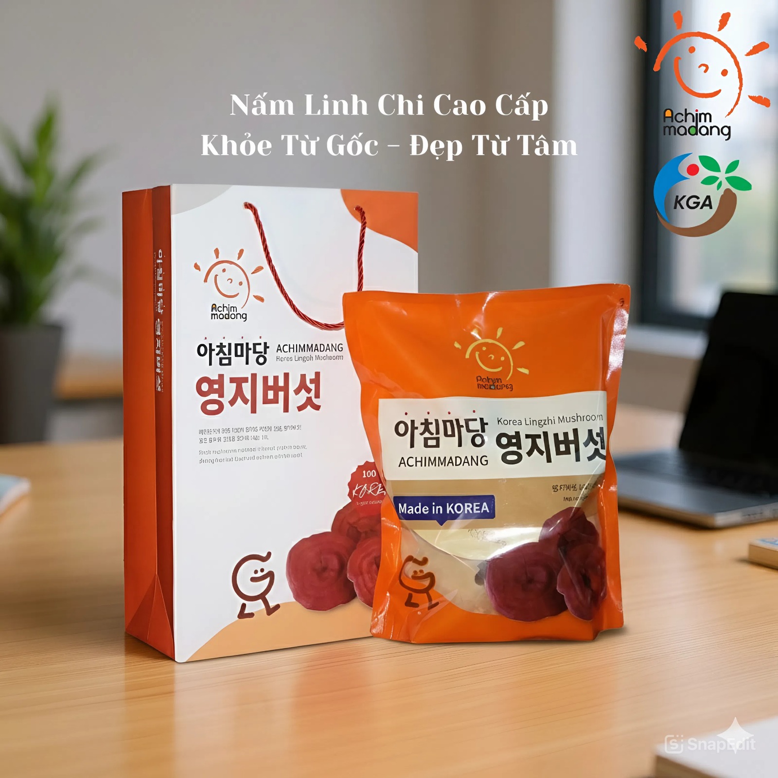 Nấm Linh Chi Hàn Quốc Achimmadang