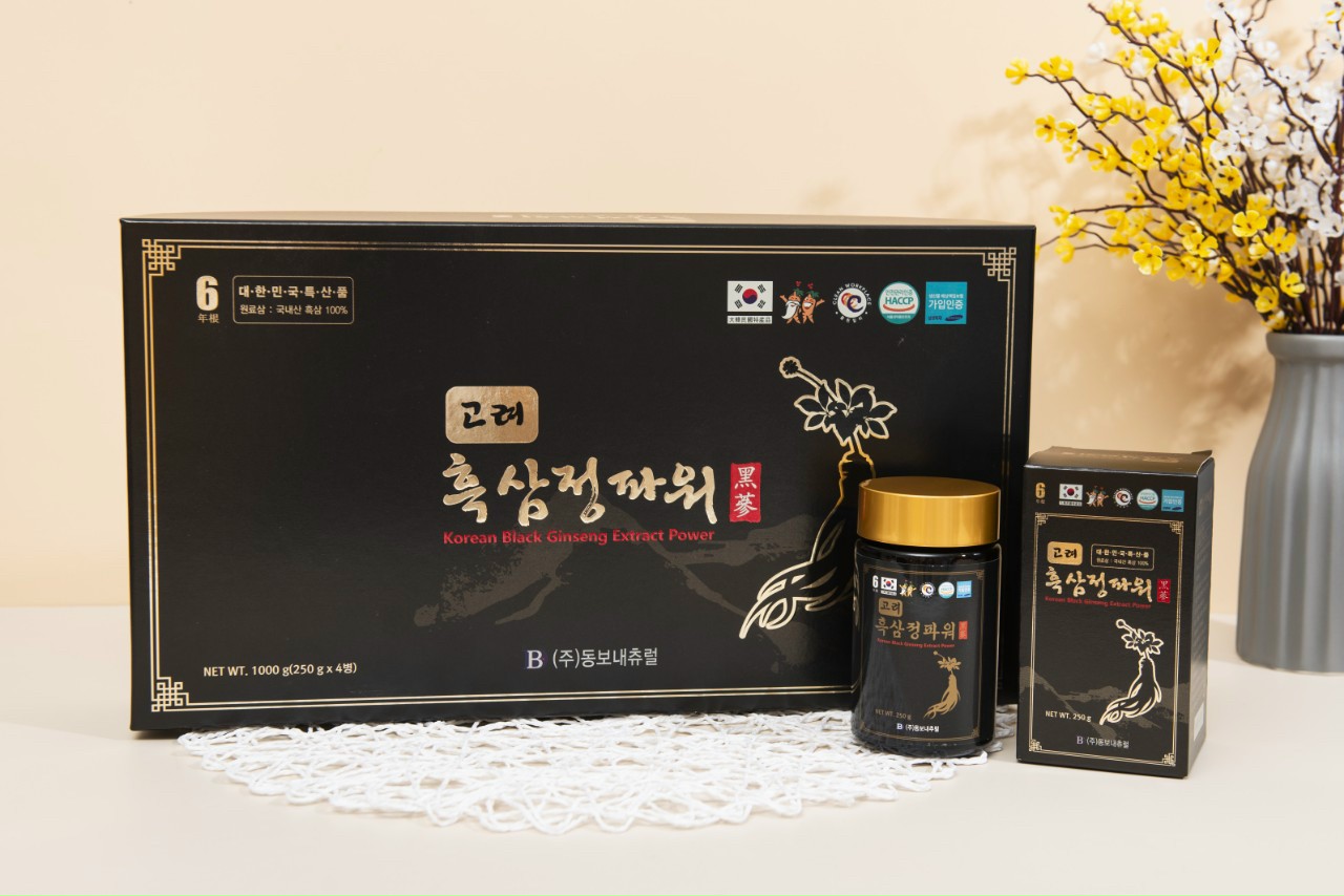 Cao Hắc Sâm DONGBO Hàn Quốc Hộp 4 Lọ