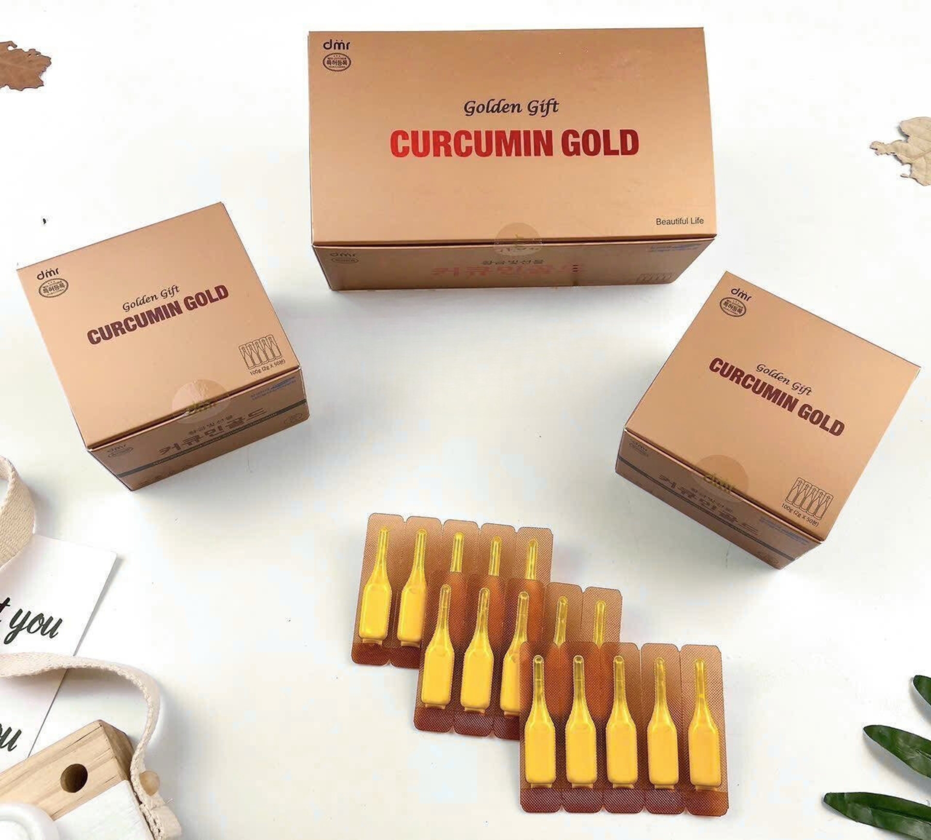 Nghệ Nano Curcumin Gold 100 tép Hàn Quốc